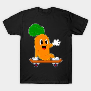 Carrot Skater Skateboard Sports T-Shirt